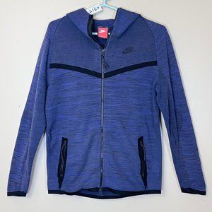 Nike Tech Knit Windrunner Full Zip Hoodie Jacket - Men's Size M - Blue Purple